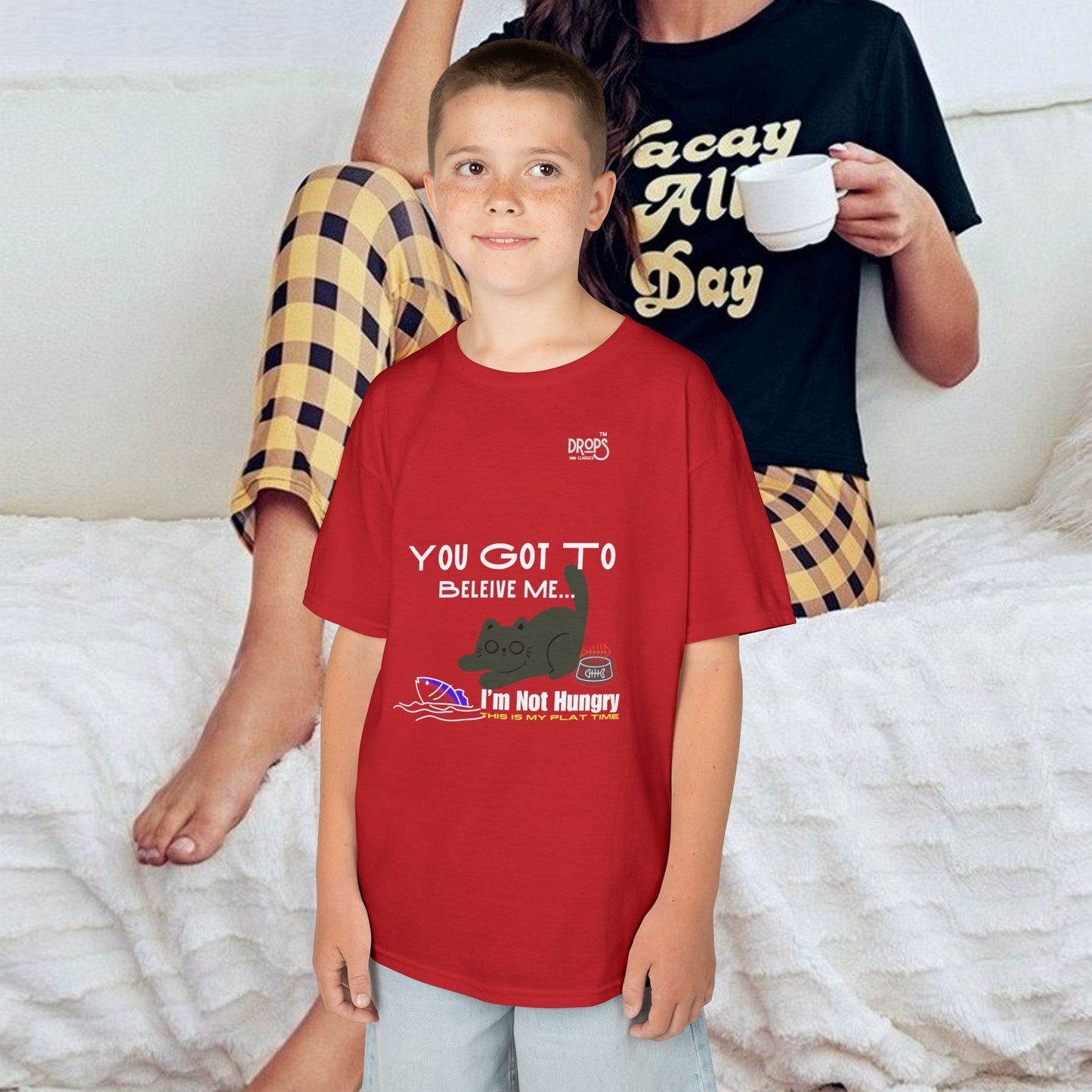 Kids Heavy Cotton™ Tee_ N2 Series KHCT PT2WW0011_ Limited Edition Durable Comfort for Every Adventure by WesternWaves: