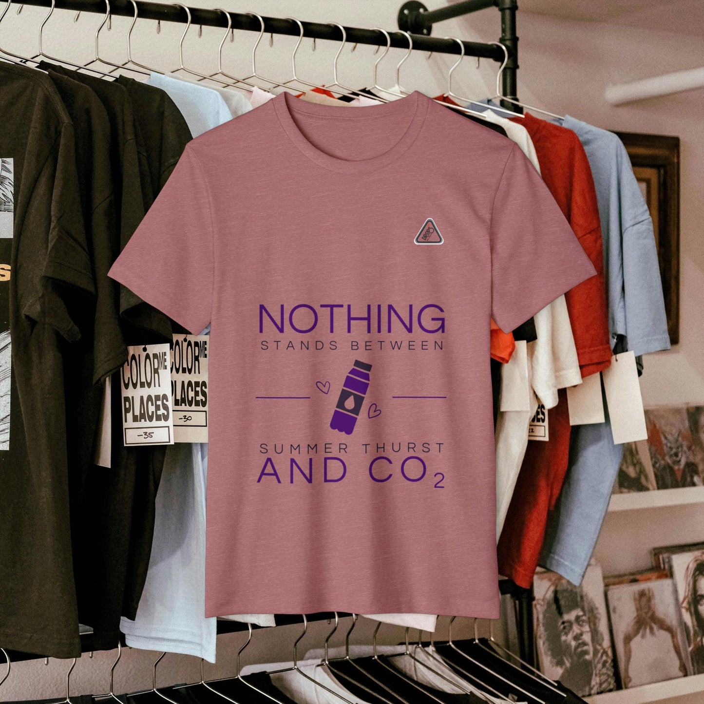 Eco-Friendly Unisex T-Shirt_ N7* Series ECOFUSTS PT2WW001_ Limited Edition Eco-Friendly T-Shirt by WesternWaves: