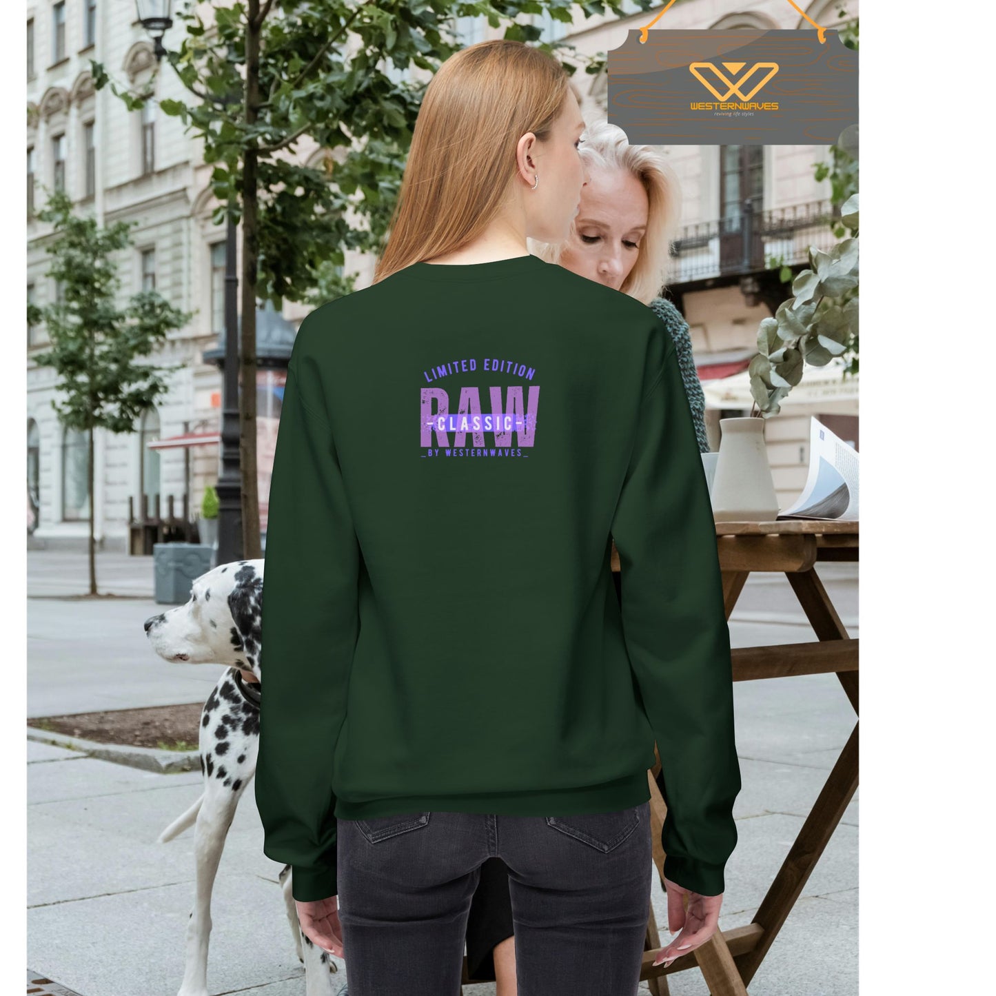 Softstyle Fleece Sweatshirt - N3+ Series SSFSS PT2WW001_ Limited Edition Cozy, Eco-Friendly, Unisex product by WesternWaves: