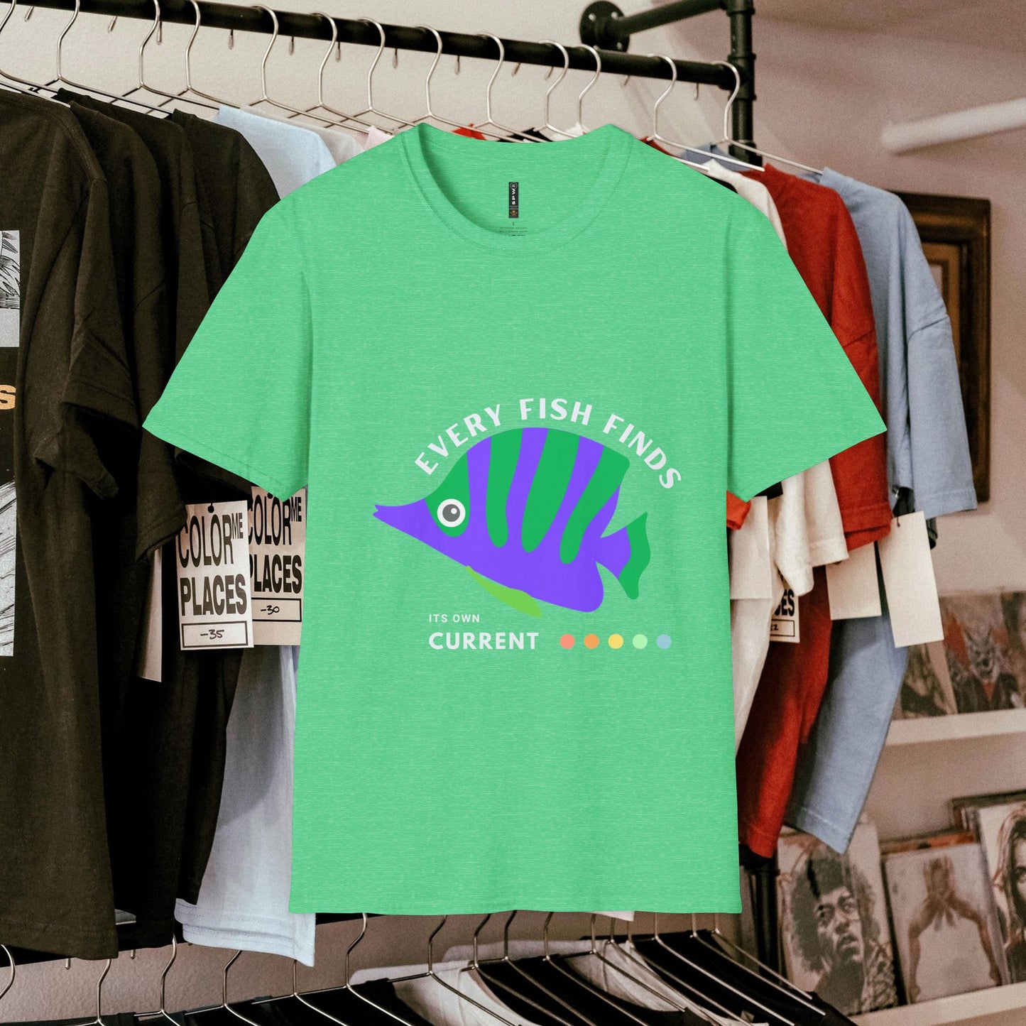 Unisex Softstyle T-Shirt_ N+ Series USSTS FT2WW010_ Limited Edition by WesternWaves: