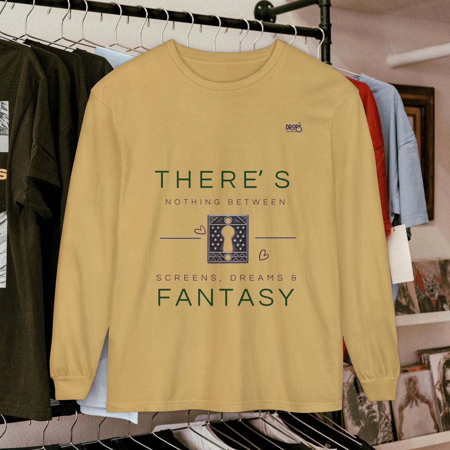 Unisex Long Sleeve T-Shirt_ N7+ Series USLSTSHIRT PT2WW001_ Limited Edition Trendy Vibes by WesternWaves: