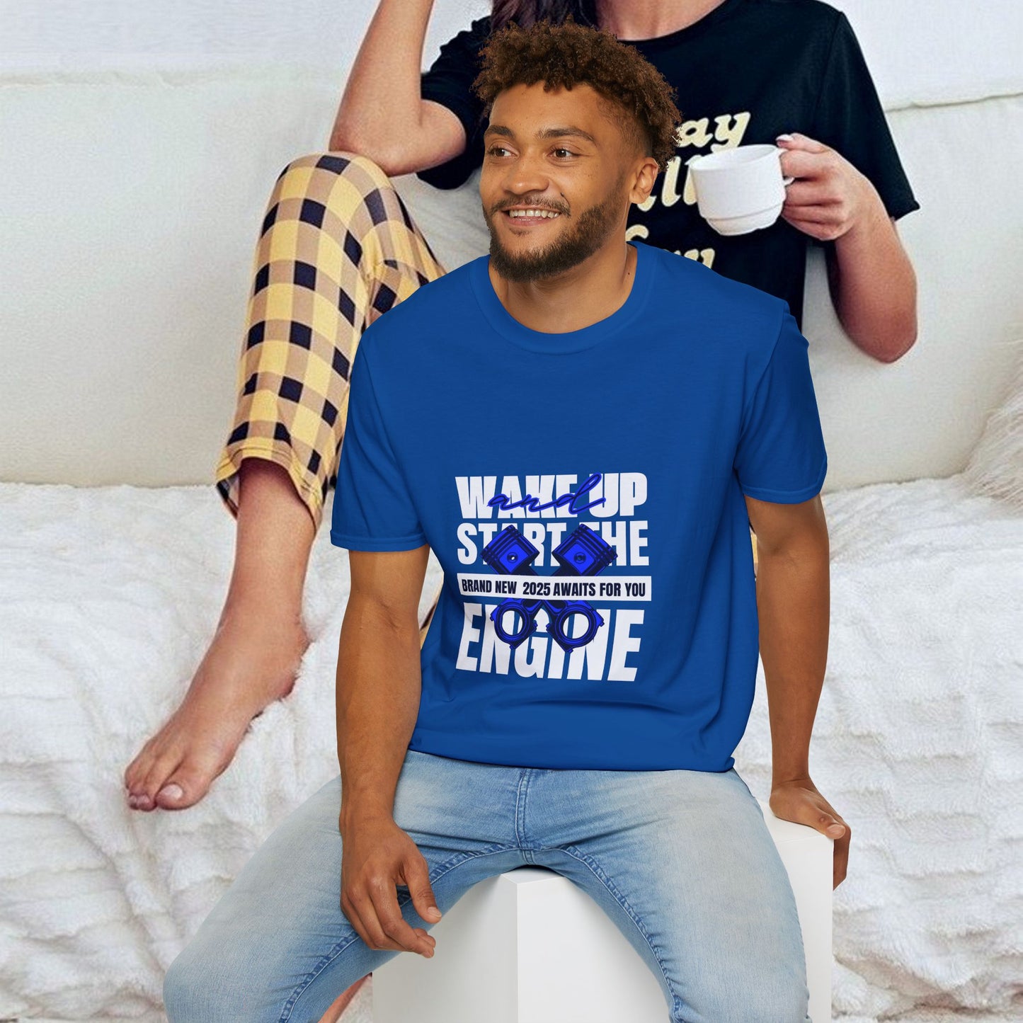 Unisex Softstyle T-Shirt_ N3+ Series USSTS FT2WW004_ Redefine Relaxation Limited Edition by WesternWaves: