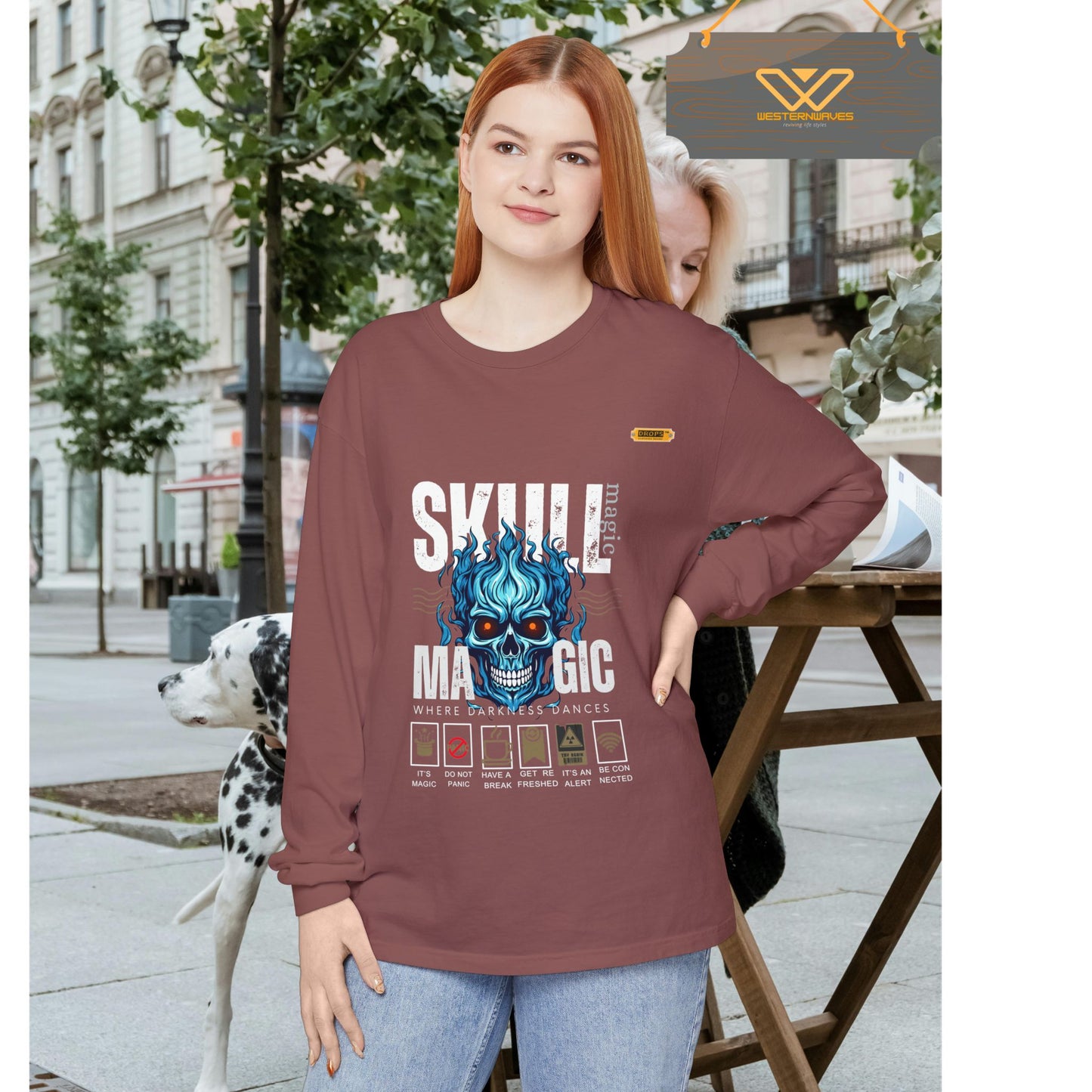 Unisex Long Sleeve T-Shirt_ N7 Series USLSTSHIRT PT2WW002_ Limited Edition Trendy Vibes by WesternWaves: