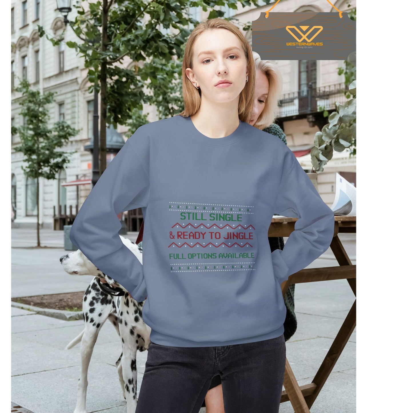 Softstyle Fleece Sweatshirt - N3+ Series SSFSS PT2WW001_ Limited Edition Cozy, Eco-Friendly, Unisex product by WesternWaves: