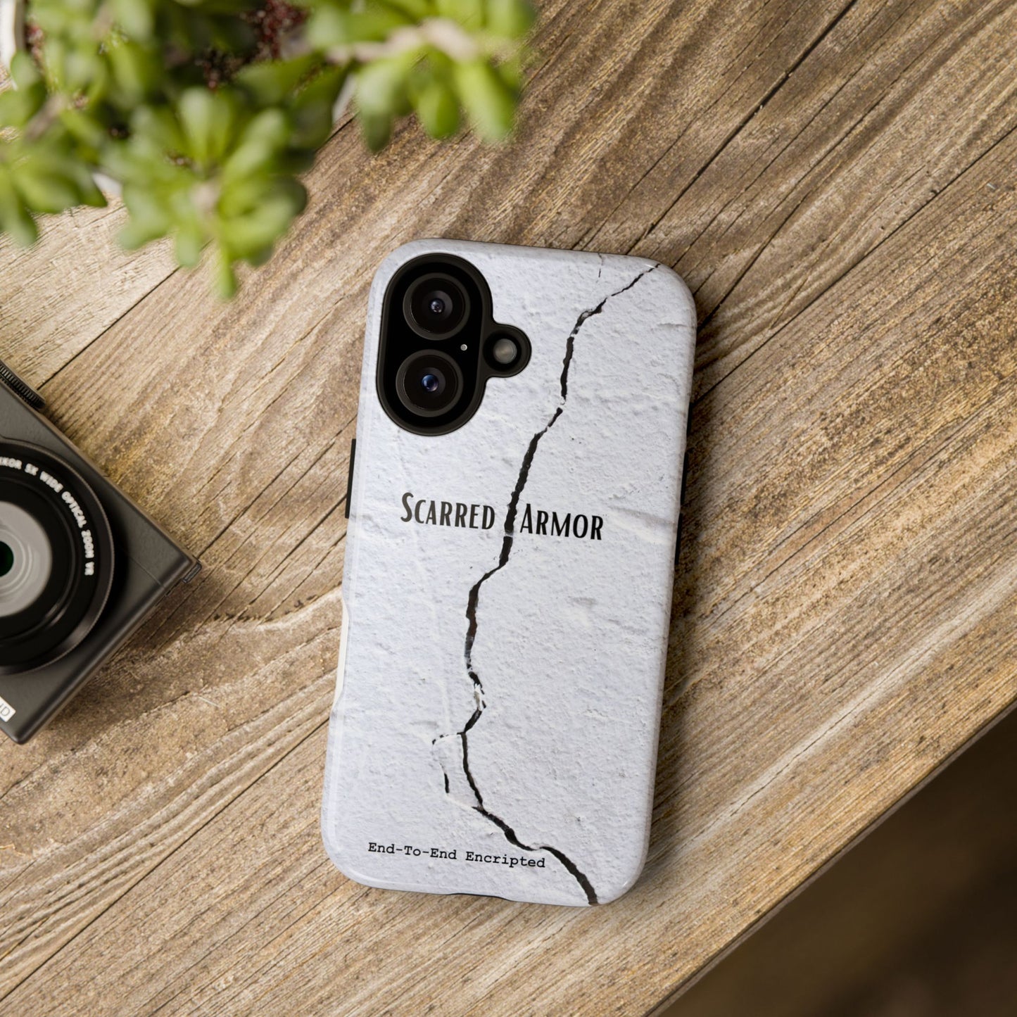 Tough iPhone Cases Phone Case_ Series N8+ TCPCASE PT2WW001_ Limited Edition Scarred Armor Design iPhone Cases by WesternWaves: