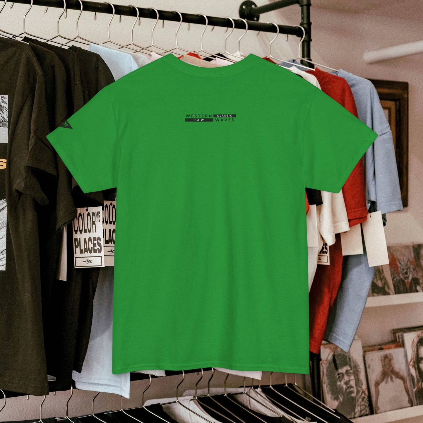 Unisex Heavy Cotton Tee_ 20 July 2025_ Limited Edition Unique Summer Wear_ by WesternWaves: