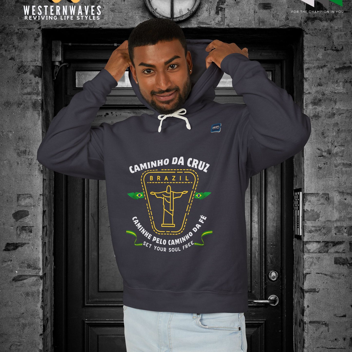 Unisex Lightweight Hooded Sweatshirt – N2+ Series USLWHSS PT2WW024_ Limited Edition Crafted Comfort by WesternWaves: