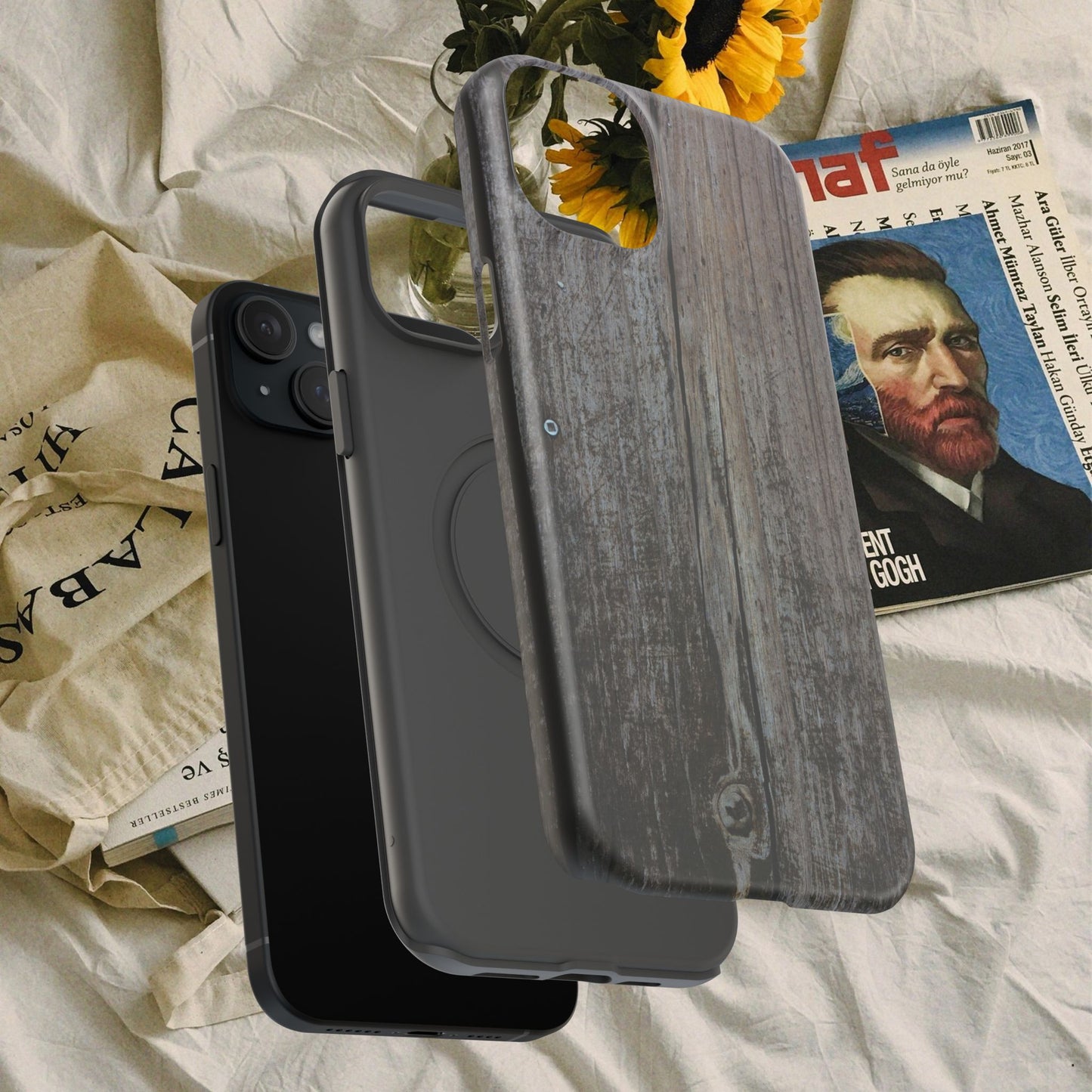 Impact-Resistant Tough Cases_ iPhone Case_ Series N8+ TCPCASE PT2WW006_ Limited Edition Wooden Grain Phone Case for iPhones by WesternWaves: