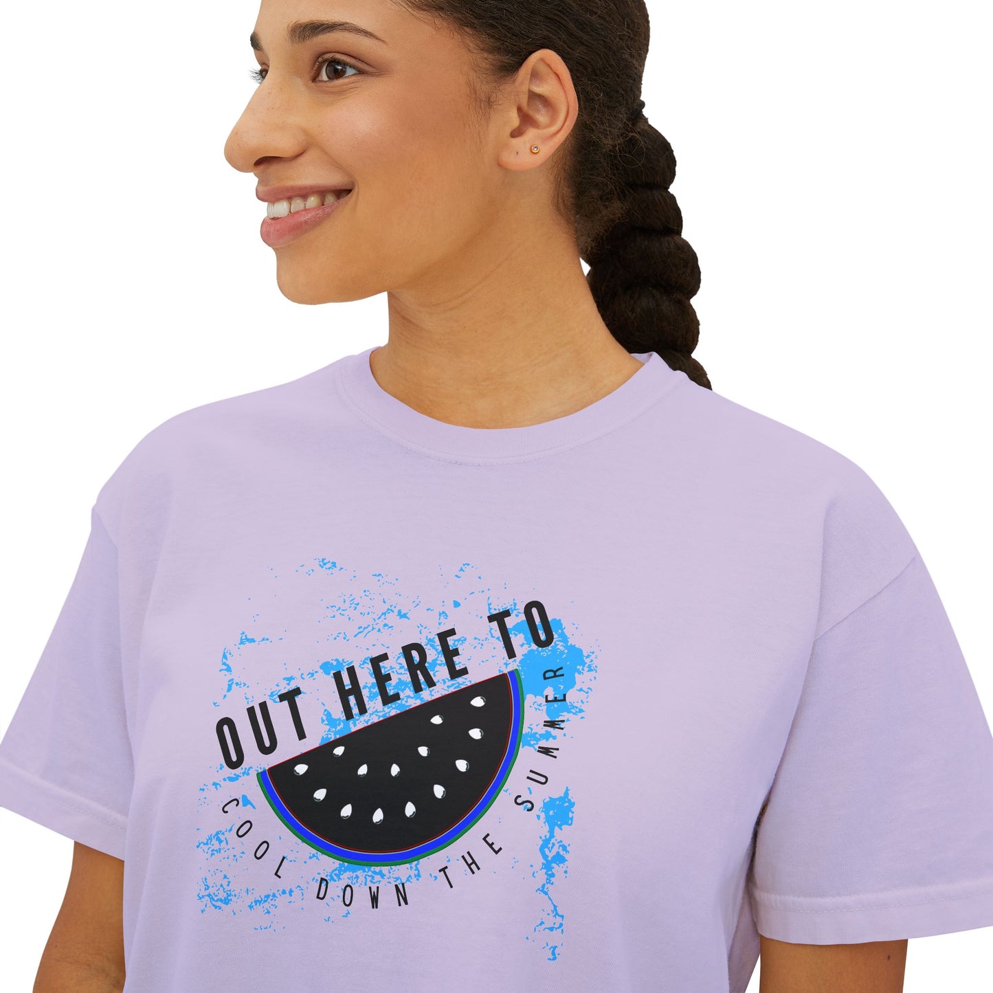Women's Boxy Tee – N Series WBTEE PT2WW003_ limited edition Ethical Cotton Comfort by WesternWaves:
