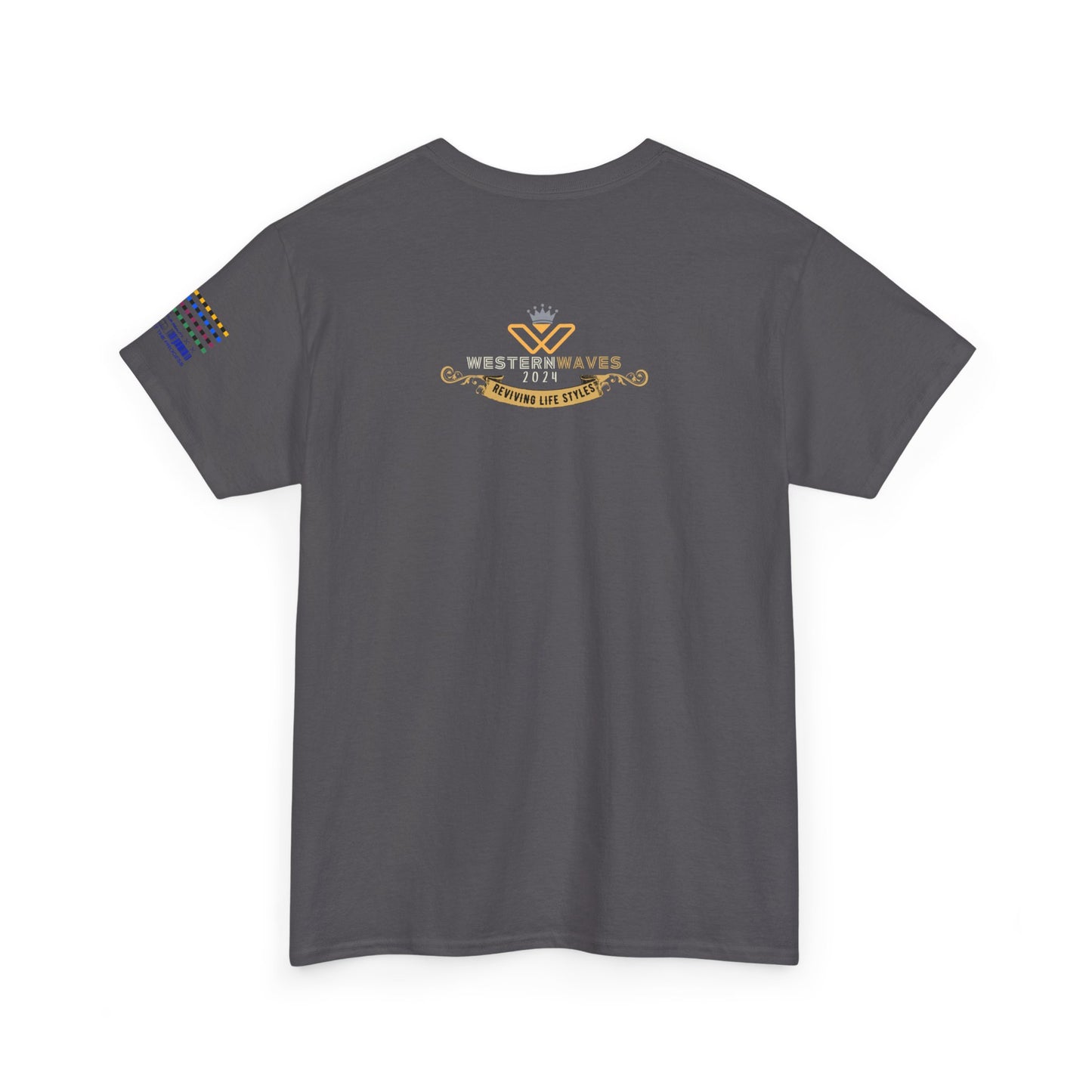Unisex Heavy Cotton Tee_ Crafted from premium 100% cotton_ N+ Series UHCT PT2WV002_ Limited Edition by WesternWaves: