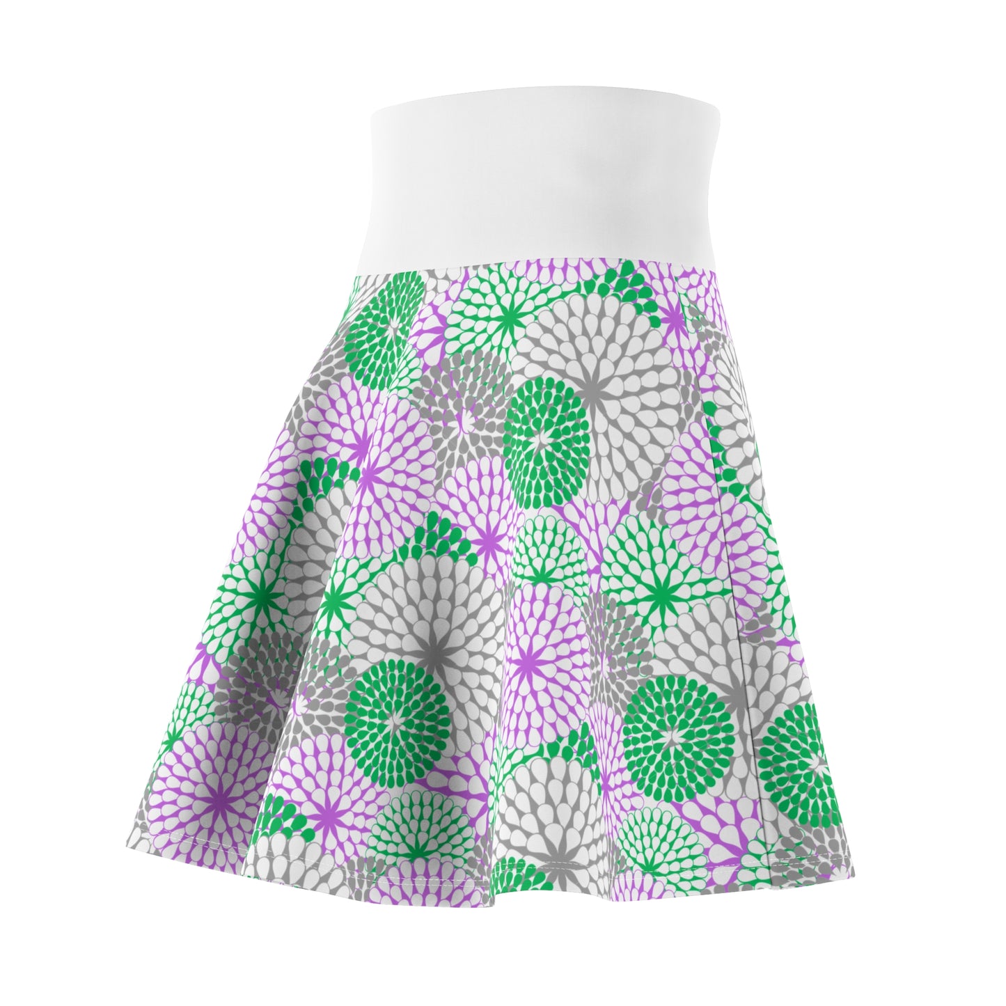 Women's Skater Skirt (AOP)_ N3+ Series WSSAOP PT2WW004_ Freedom Flare Limited Edition by WesternWaves