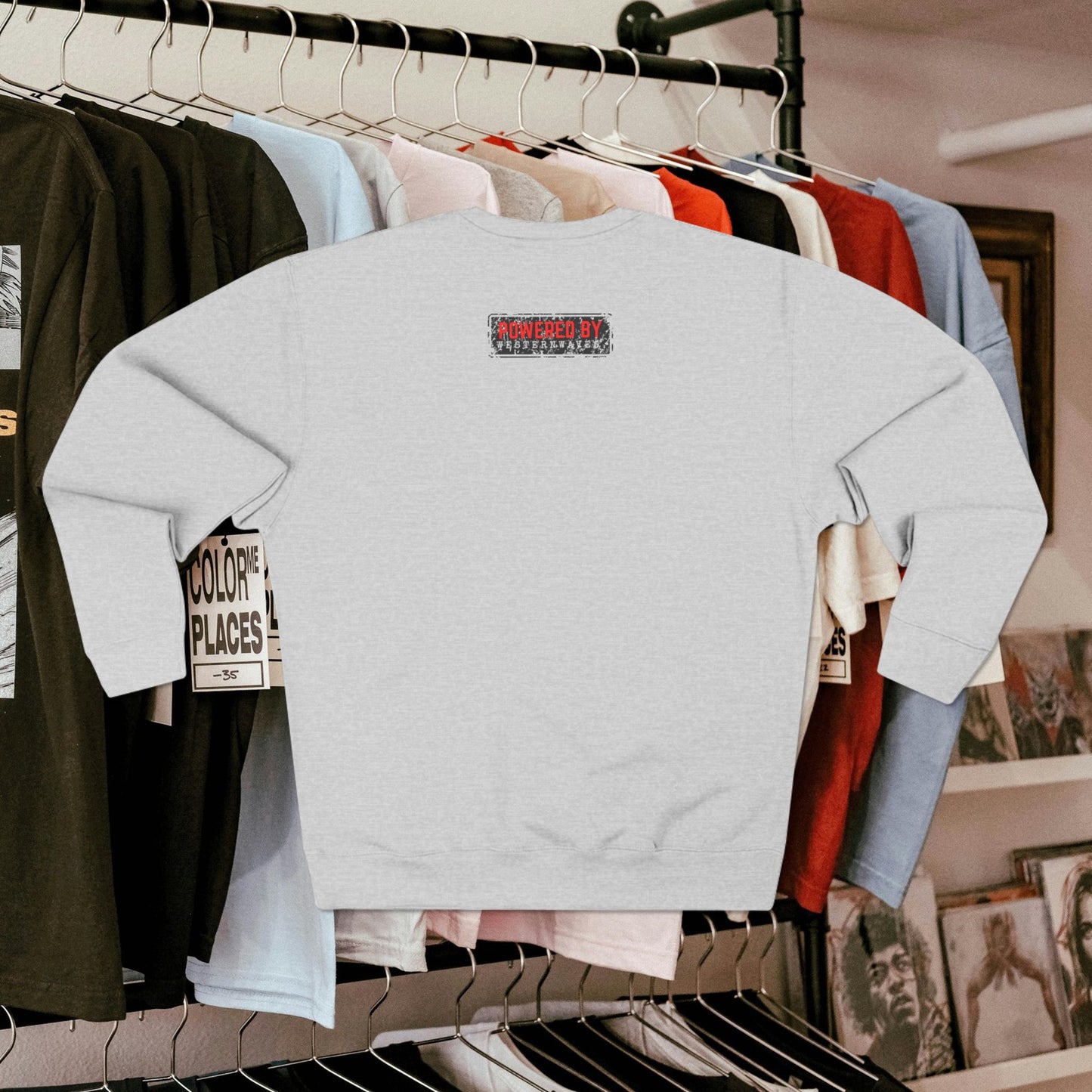 Unisex Crewneck Sweatshirt_ 03 July 2025_ Limited Edition Casual Loungewear by WesternWaves: