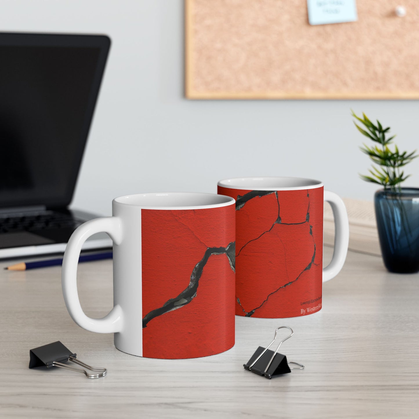 Ceramic Mug (11oz, 15oz)_ N3+ Series CM11, 15OZ PT2WW010_ Limited Edition Ceramic Masterpiece by WesternWaves:
