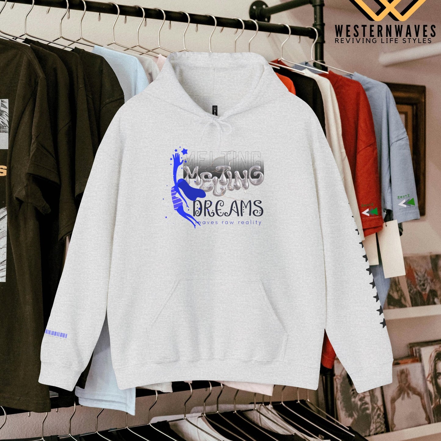 Unisex Heavy Blend™ Hooded Sweatshirt_ N3+ Series USHBHSS PT2WW006_ Limited Edition Pinnacle of Comfort & Style by WesternWaves:
