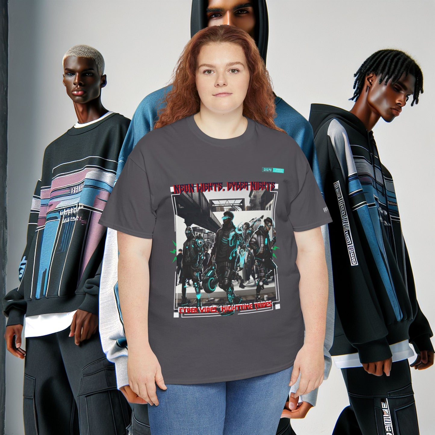 Unisex Heavy Cotton Tee_ N8+ Series USHOSTEE_ PT2WW003_ 01 Oct 2025_ Limited Edition Casual Wear by WesternWaves: