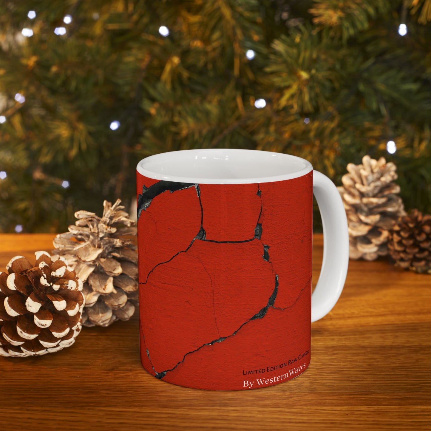 Ceramic Mug (11oz, 15oz)_ N3+ Series CM11, 15OZ PT2WW010_ Limited Edition Ceramic Masterpiece by WesternWaves: