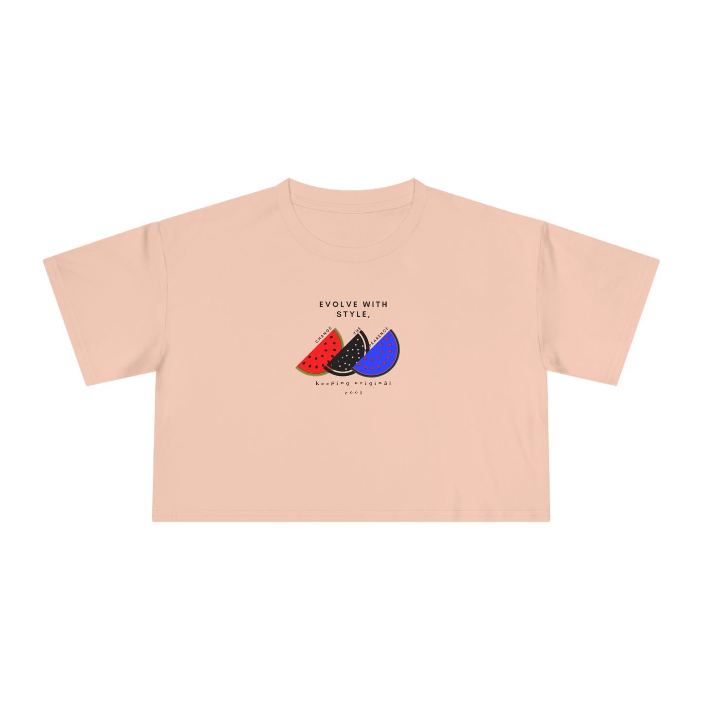Women’s Cropped Tee_ N+ Series WCT PT2WW001_ WesternWaves Limited Edition by WesternWaves: