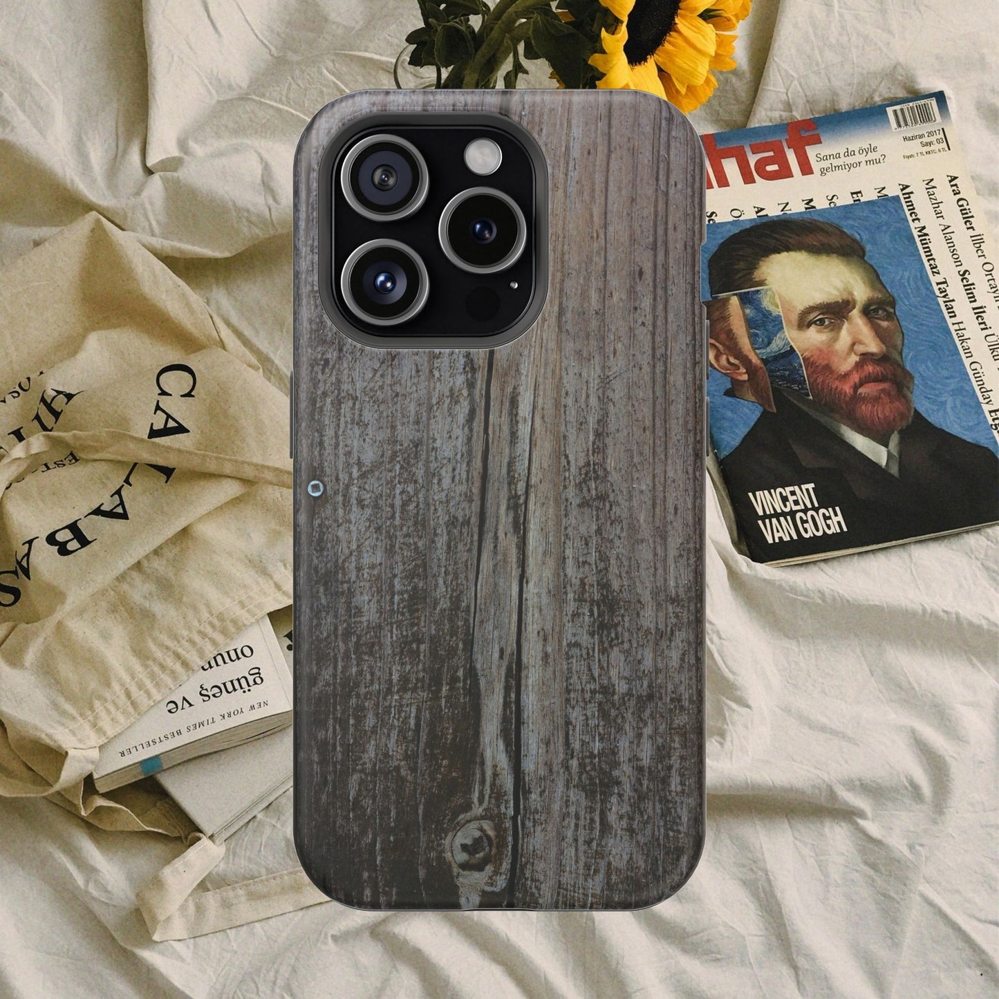 Impact-Resistant Tough Cases_ iPhone Case_ Series N8+ TCPCASE PT2WW006_ Limited Edition Wooden Grain Phone Case for iPhones by WesternWaves: