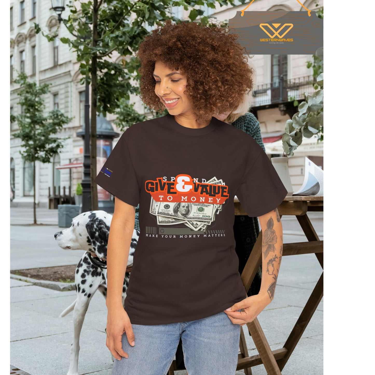 Unisex Heavy Cotton Tee_ Crafted from premium 100% cotton_ N3+ Series UHCT PT2WW013_ Limited Edition Maximum Comfort by WesternWaves: