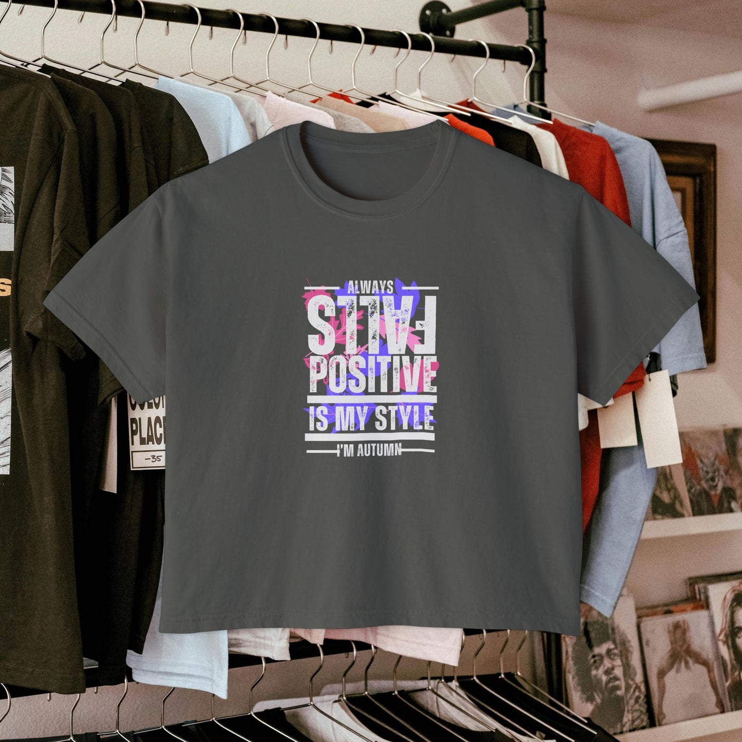 Women's Boxy Tee – N3+ Series WBTEE PT2WW002_ limited edition Sophistication for Any Occasion by WesternWaves: