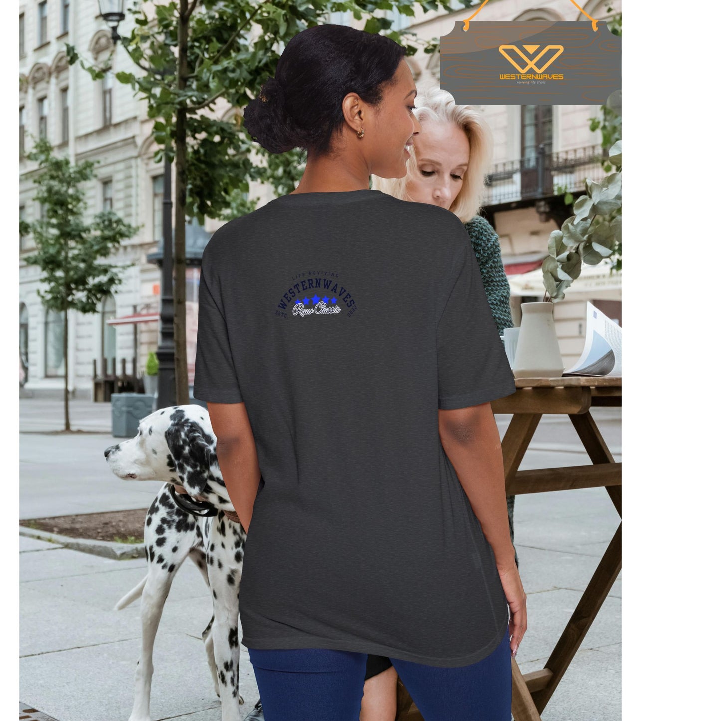 Unisex District® Re-Tee®_ N Series USDRR_ PT2WW001_ Sustainable Style by WesternWaves:
