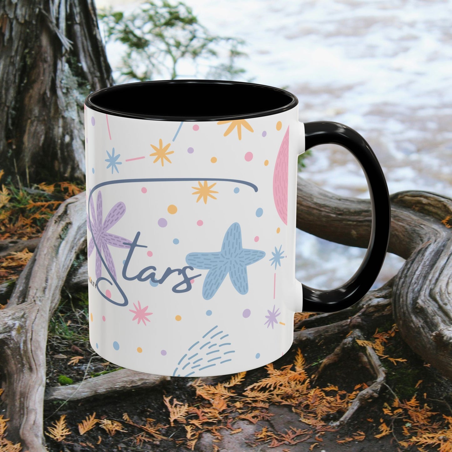 Accent Coffee Mug (11, 15oz) _ N3+ Series ACMUG PT2WW007_ Limited Edition Blend Style & Functionality by WesternWaves: