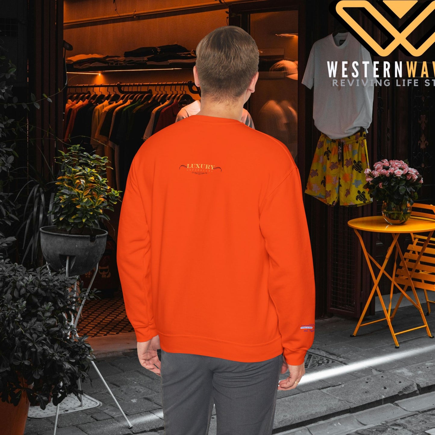 Unisex Heavy Blend™ Crewneck Sweatshirt_ N+ Series UHBCSS PT2WW028_ Limited Edition by WesternWaves: