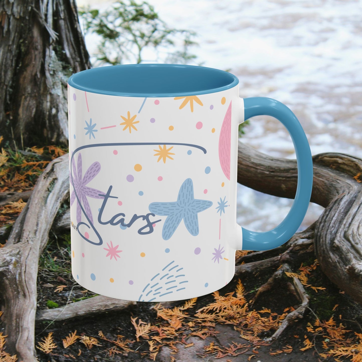 Accent Coffee Mug (11, 15oz) _ N3+ Series ACMUG PT2WW007_ Limited Edition Blend Style & Functionality by WesternWaves: