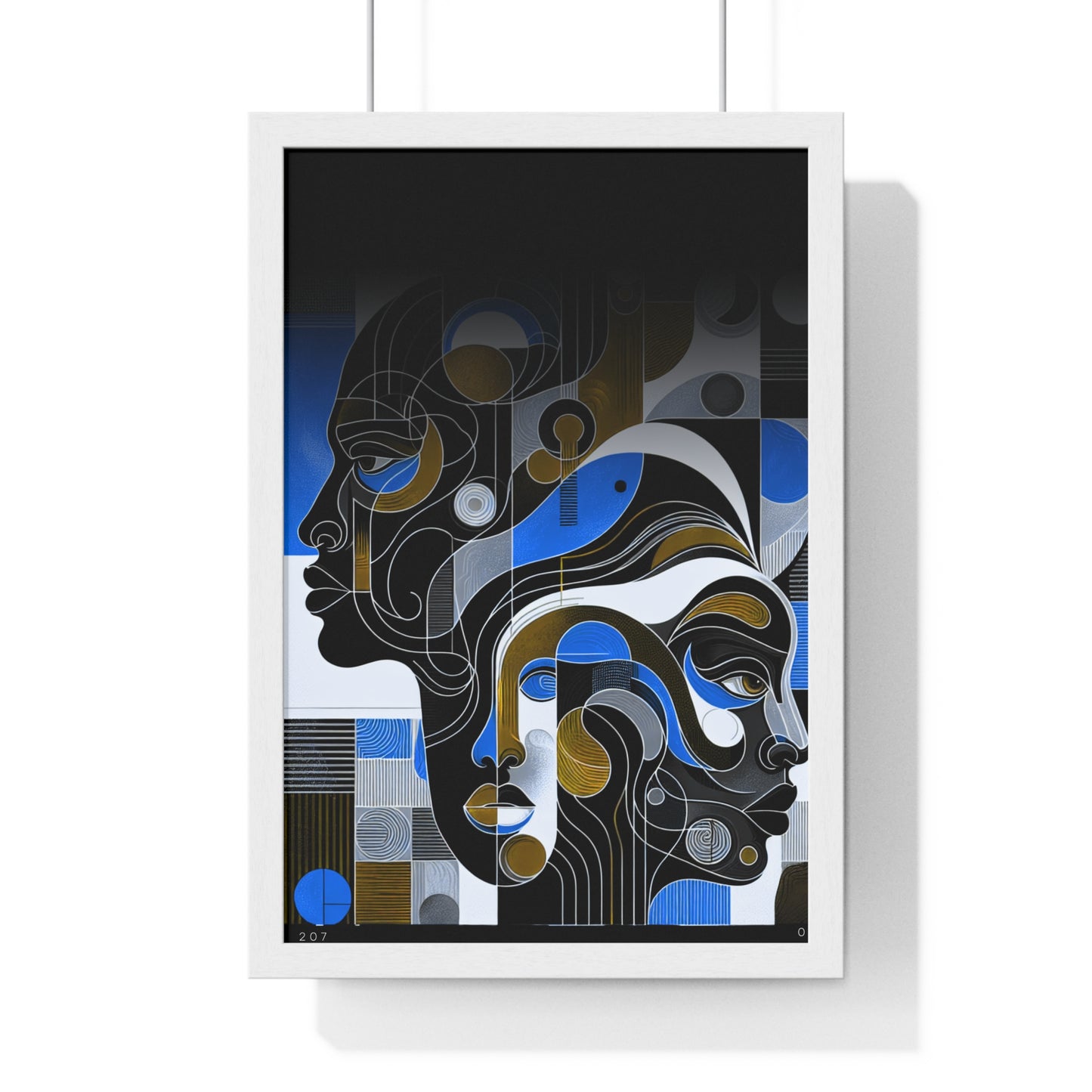 Vertical Framed Poster_ Series N8 VFP PT2WW001_ Limited Edition Home Deco by WesternWaves: