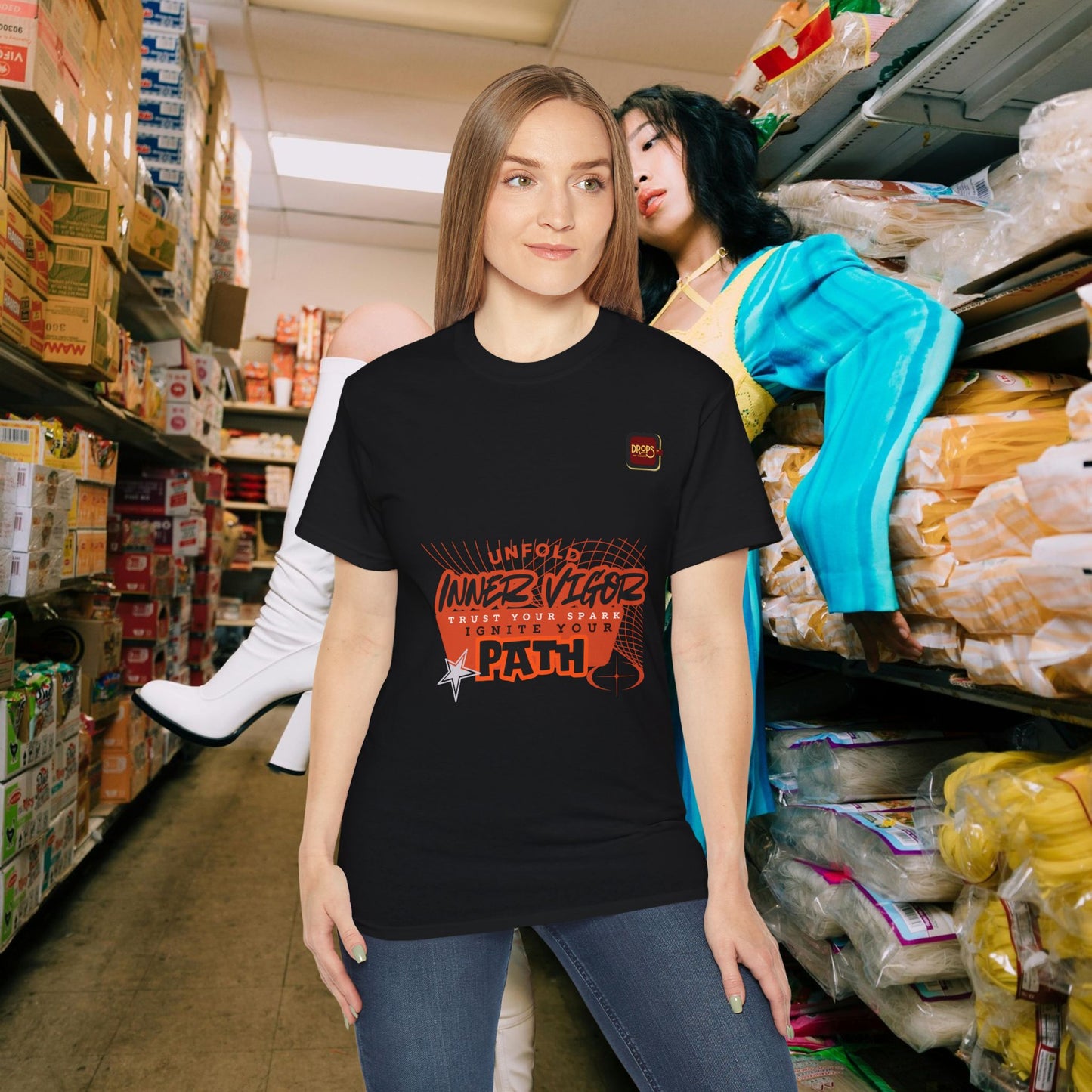 Inspirational Unisex Ultra Cotton Tee_ N6+ Series IPUSUCTEE PT2WW001_ Limited Edition by WesternWaves: