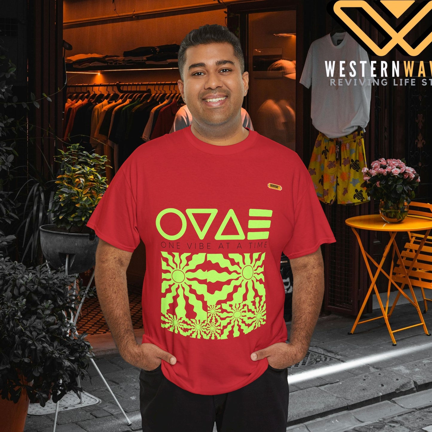 Unisex Heavy Cotton Tee_ Series N7* USHCTEE PT2WW003_ Limited Edition Heavy Cotton Tee by WesternWaves: