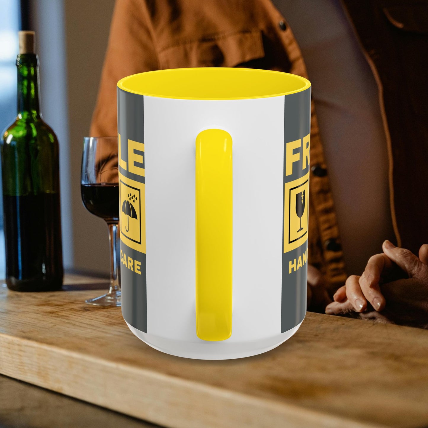 Accent Coffee Mug 11, 15oz_ N3+ Series ACM11OZ PT2WW017_ Limited Edition Perfect Blend of Style by WesternWaves: