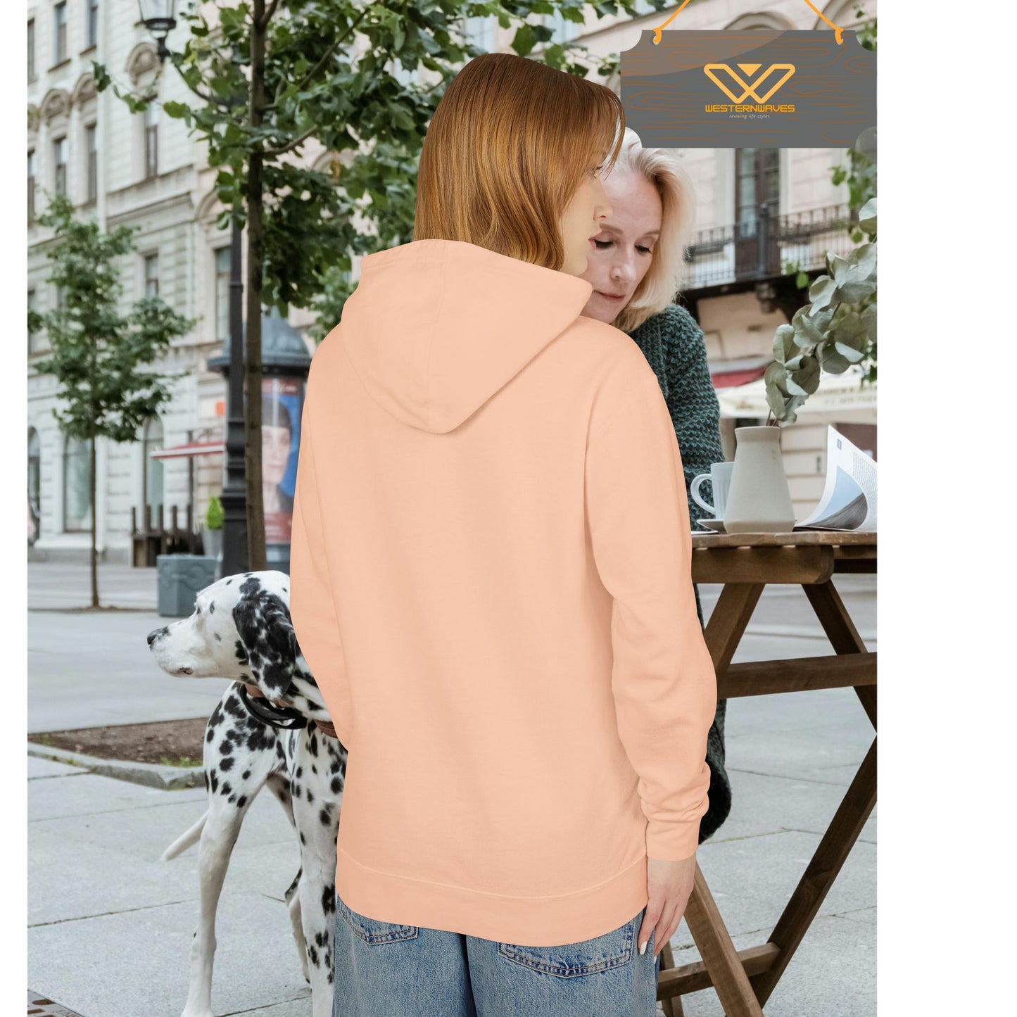 Unisex Lightweight Hooded Sweatshirt – N2+ Series USLWHSS PT2WW018_ Limited Edition Crafted Comfort by WesternWaves: