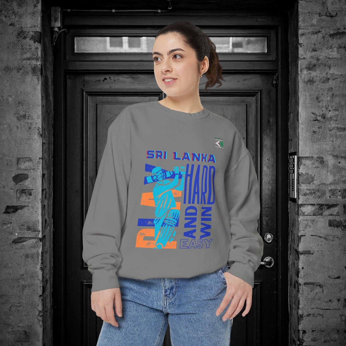 Unisex Garment-Dyed Sweatshirt_ N2 Series USGDSS PT2WW001_ Limited Edition Masterpiece of ‘ZeztZ’ Sports Brand Luxury & Casual Comfort by WesternWaves:
