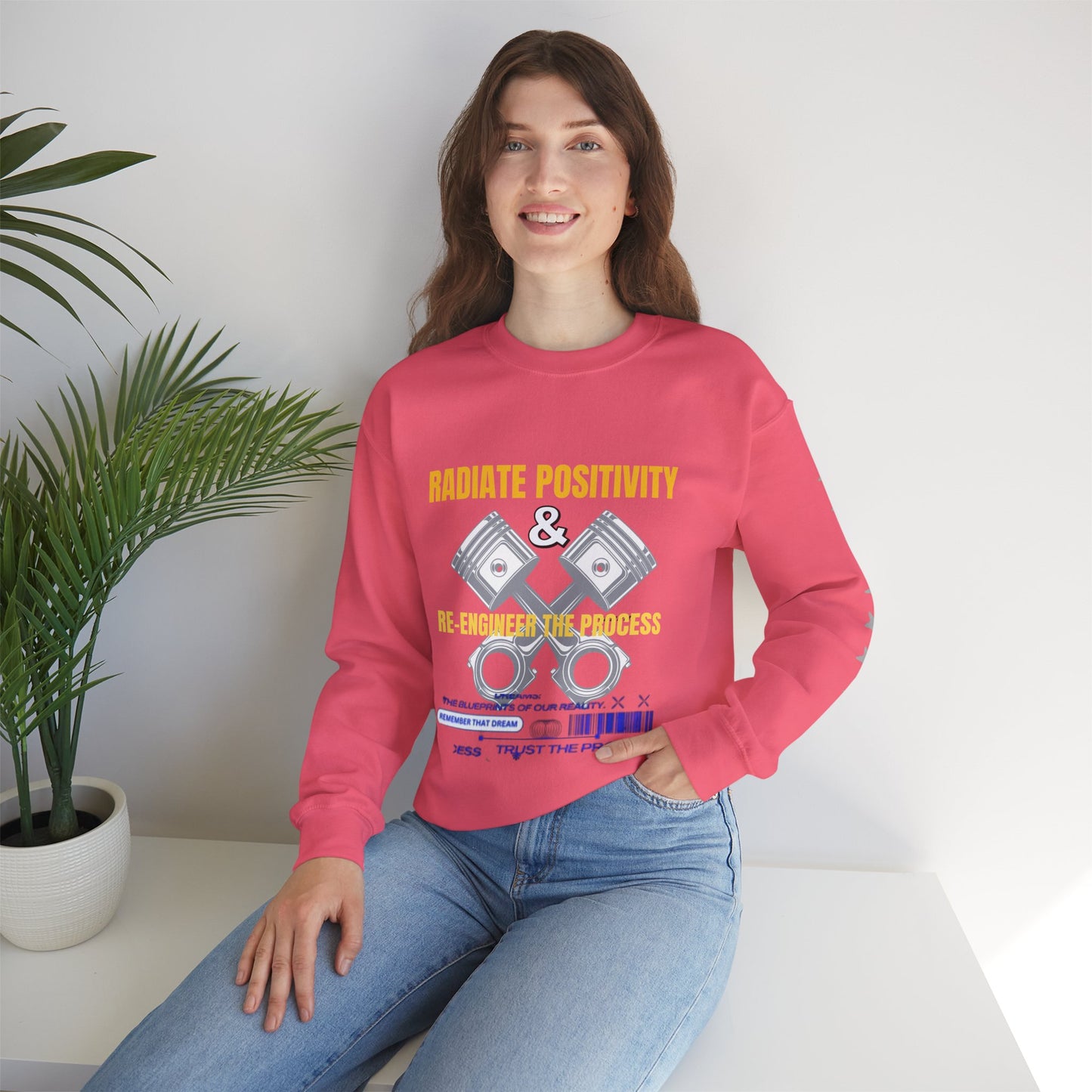 Unisex Heavy Blend™ Crewneck Sweatshirt_ N2 Series UHBCSS PT2WW004_ Limited Edition Pure Luxury by WesternWaves: