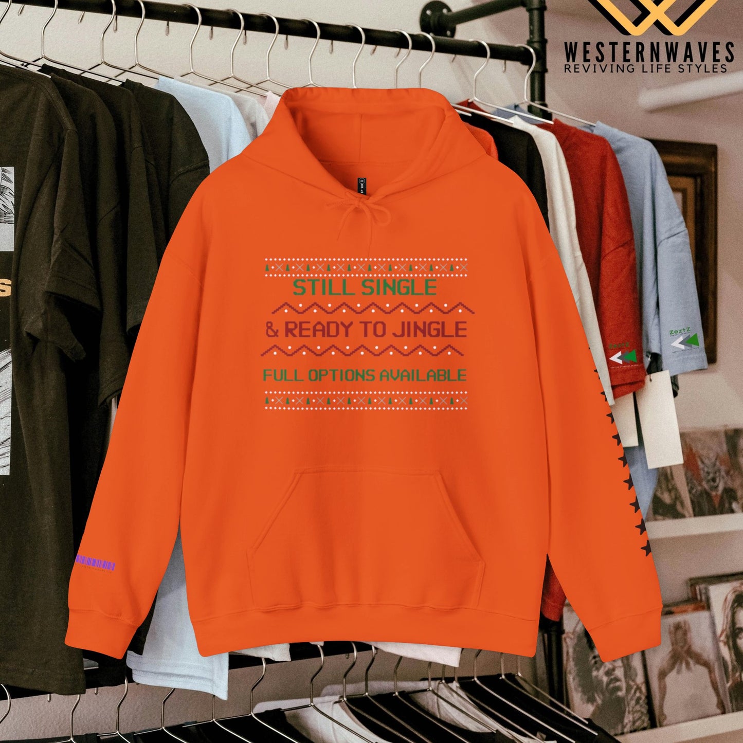 Unisex Heavy Blend™ Hooded Sweatshirt_ N2+ Series USHBHSS PT2WW007_Limited Edition Pinnacle of Comfort & Style by WesternWaves: