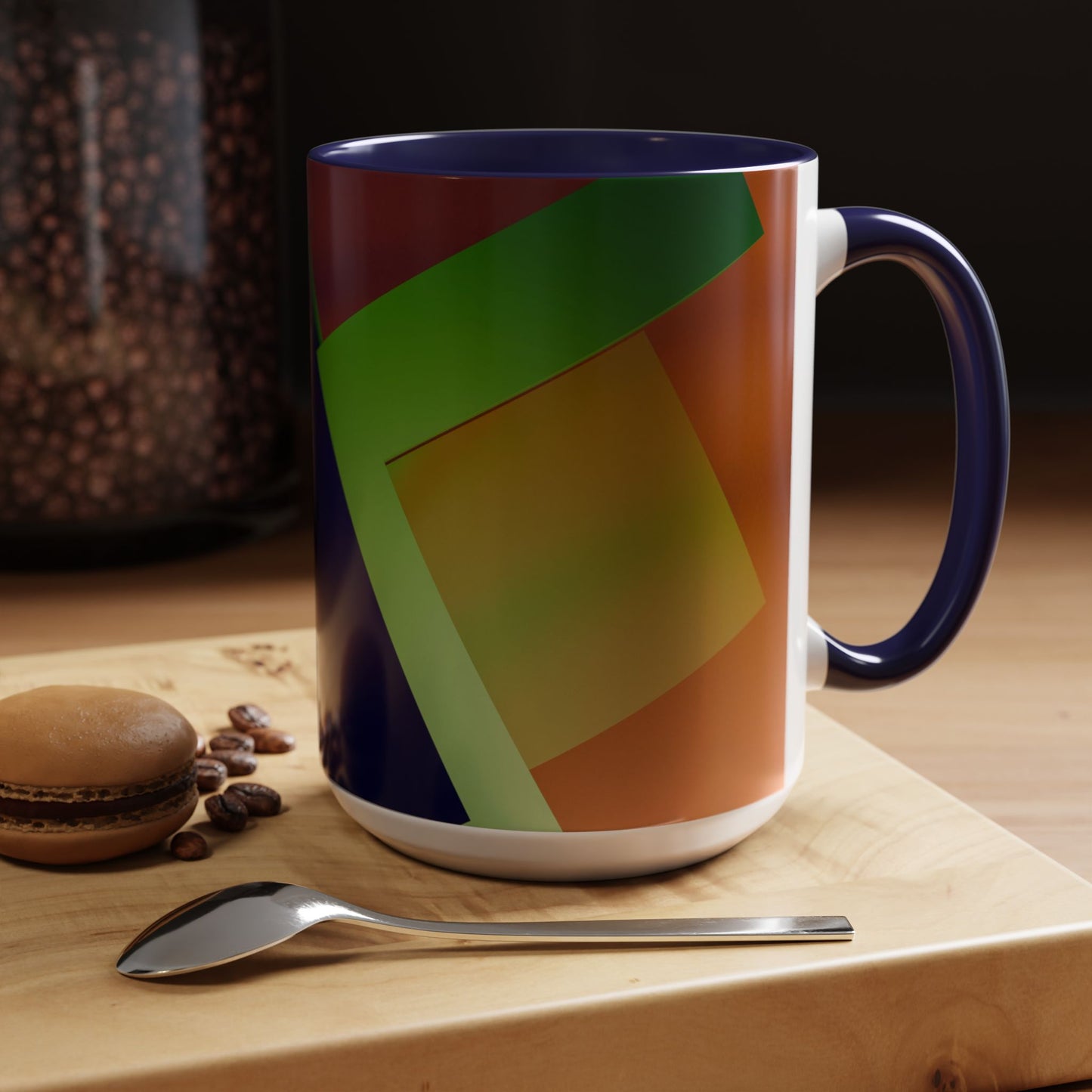 Accent Coffee Mug 11, 15oz_ N3+ Series ACM11OZ PT2WW018_ Limited Edition Perfect Blend of Style by WesternWaves: