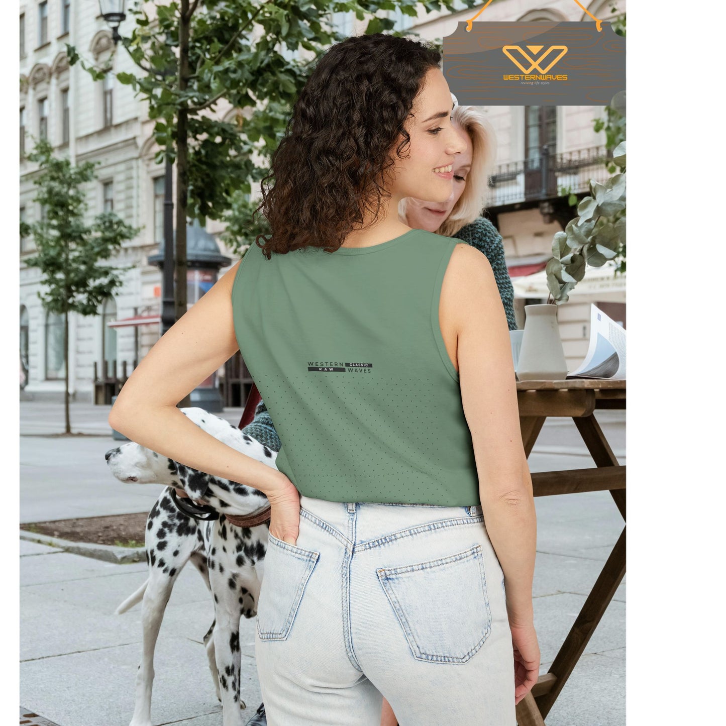 Unisex Garment-Dyed Tank Top_ Series N7* USDYEDTTOPS PT2WW001_ Limited Edition by WesternWaves:
