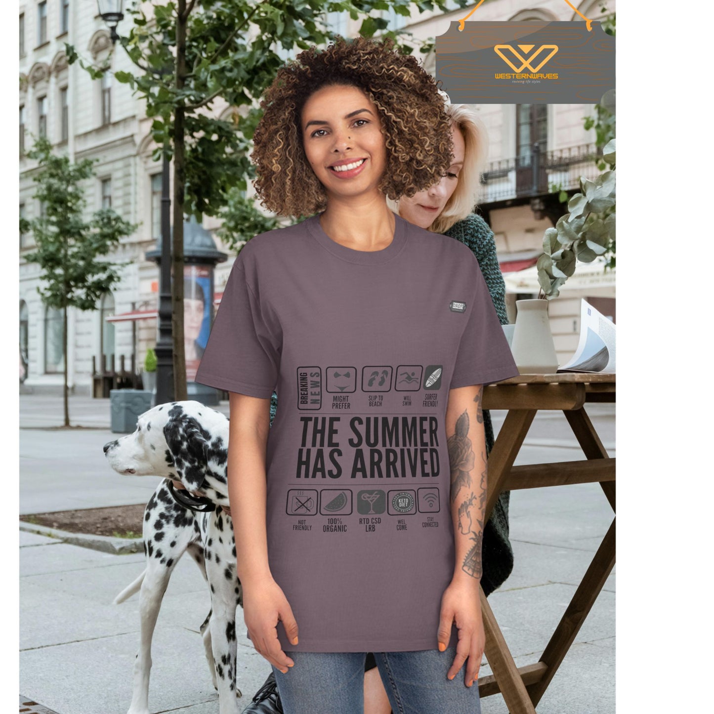 Unisex Faded Shirt_ N8* Series USFADEDSHIRT PT2WW001_ Limited Edition Warm Vibes by WesternWaves: