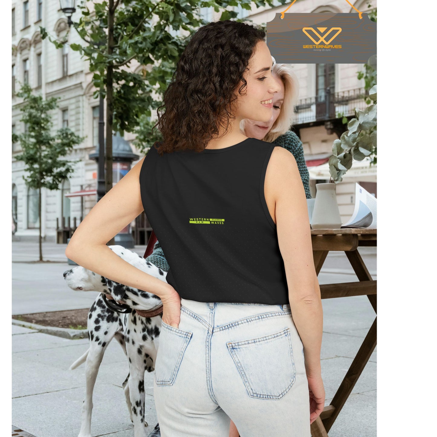 Unisex Garment-Dyed Tank Top_ Series N7* USDYEDTTOPS PT2WW001_ Limited Edition by WesternWaves: