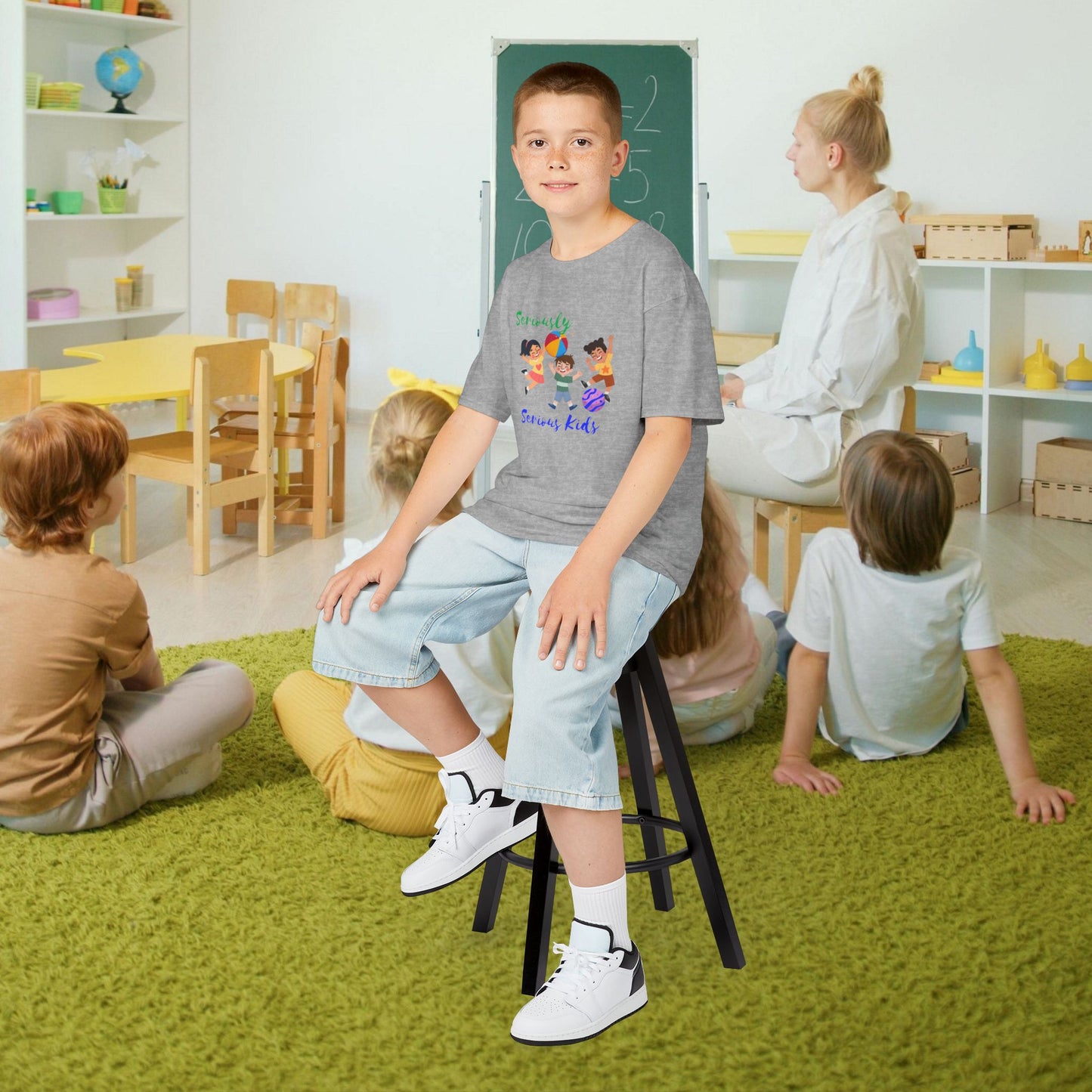 Kids Heavy Cotton™ Tee_ N3+ Series KHCT PT2WW001_ Limited Edition Durable Comfort for Every Adventure by WesternWaves: