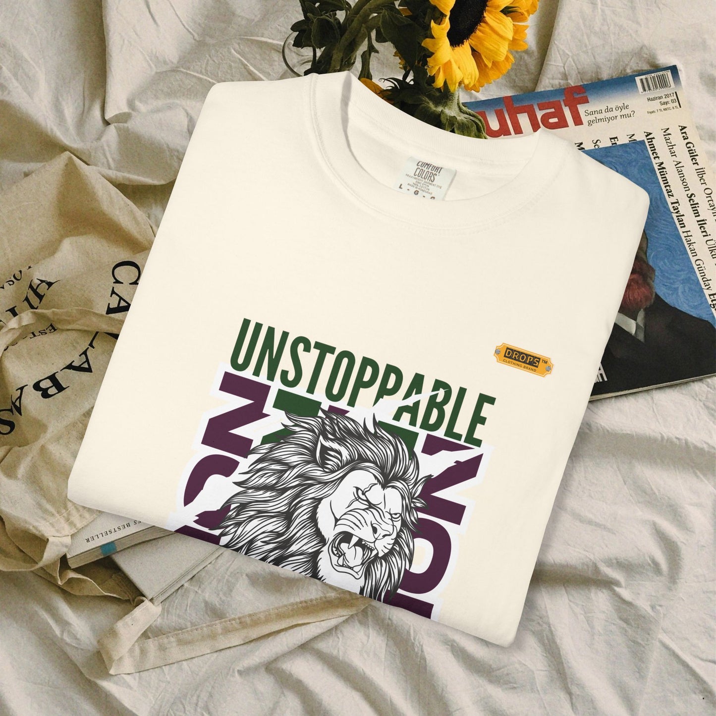Unisex Garment-Dyed T-Shirt_ 26 June 2025_ Limited Edition Strength in Diversity by WesternWaves: