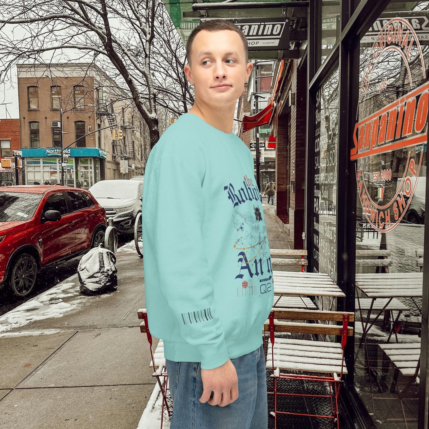Unisex Lightweight Crewneck Sweatshirt_ N3+ Series ULWCSS PT2WW012_ Limited Edition Unparalleled Quality by WesternWaves:
