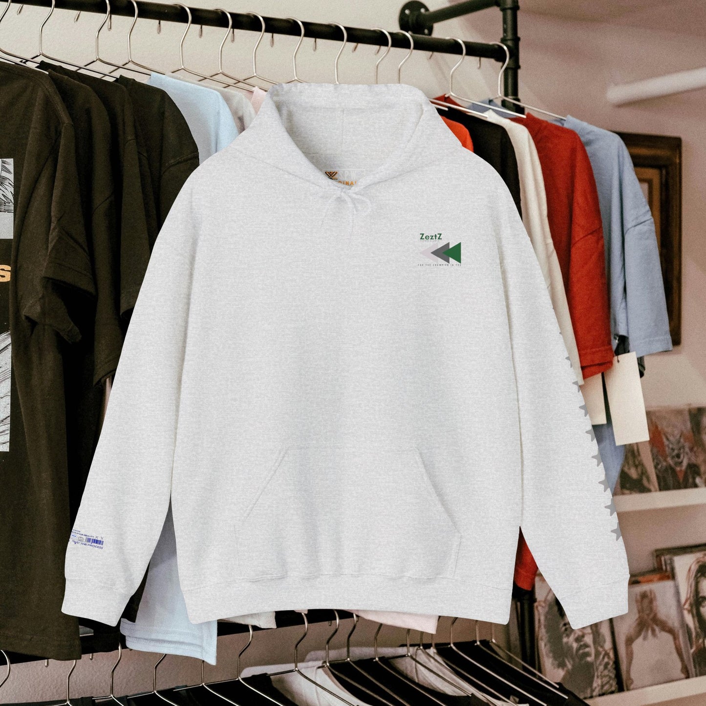Unisex Heavy Blend™ Hooded Sweatshirt_ N+ Series USHBHSS PT2WW001_ Limited Edition by WesternWaves: