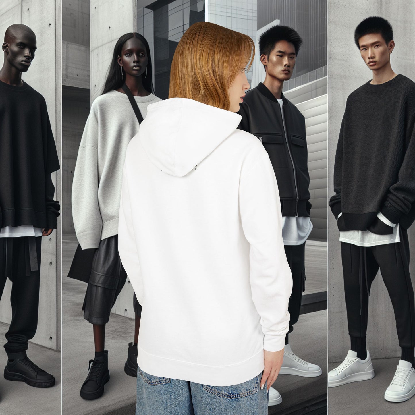 Unisex Lightweight Hooded Sweatshirt_ Series UWD 0052_ Limited Edition Streetwear Classic by WesternWaves: