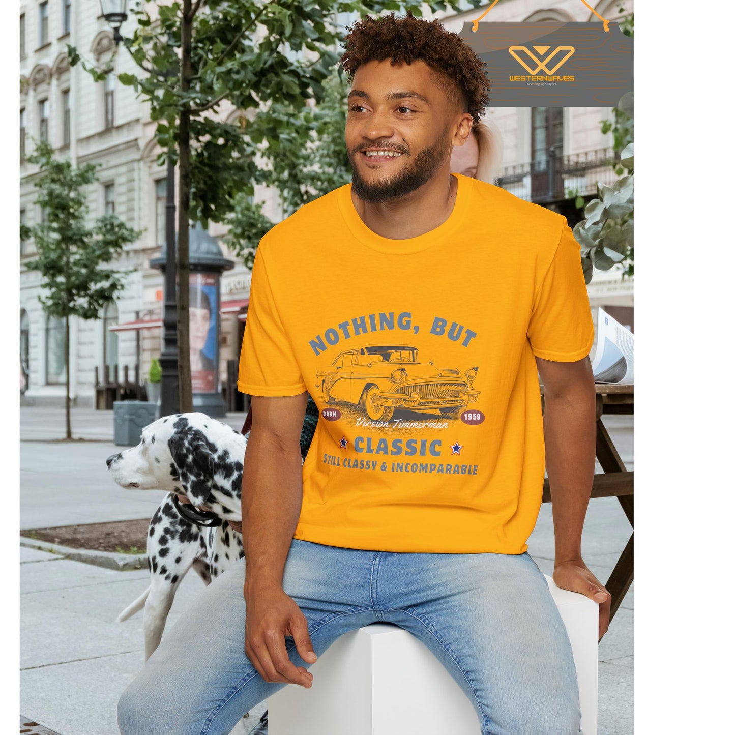 Unisex Softstyle T-Shirt_ N3+ USSTS FT2WW005_ Redefine Relaxation Limited Edition by WesternWaves: