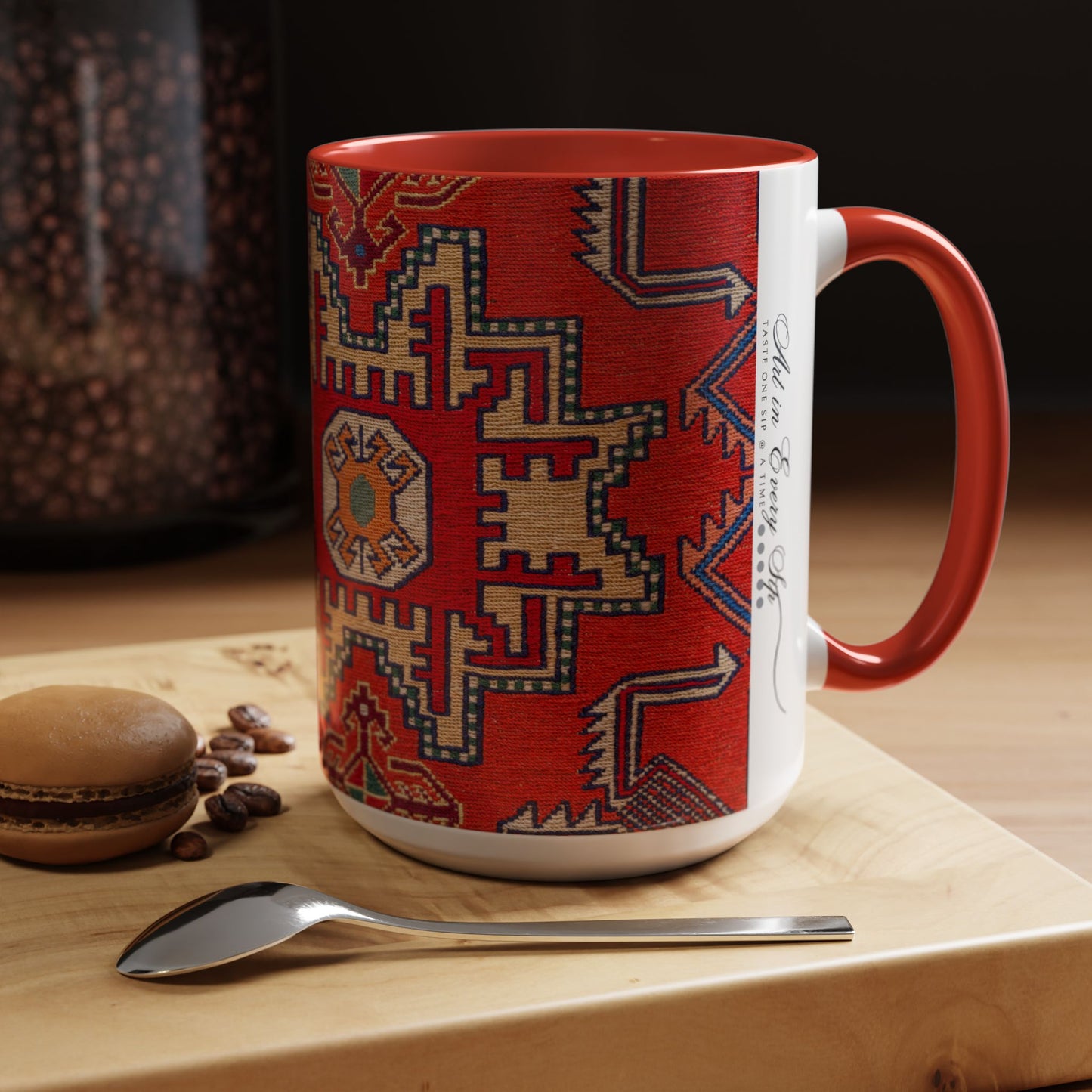 Accent Coffee Mug 11, 15oz_ N3+ Series ACM11OZ PT2WW019_ Limited Edition Perfect Blend of Style by WesternWaves: