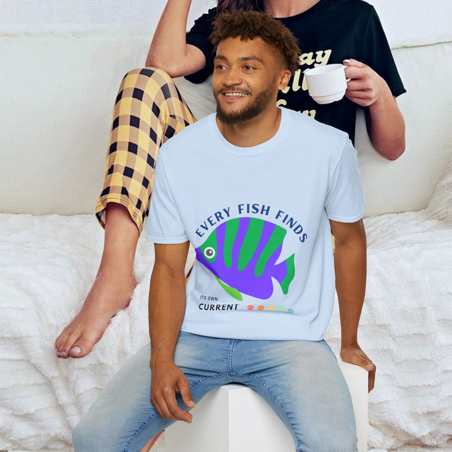 Unisex Softstyle T-Shirt_ N+ Series USSTS FT2WW010_ Limited Edition by WesternWaves: