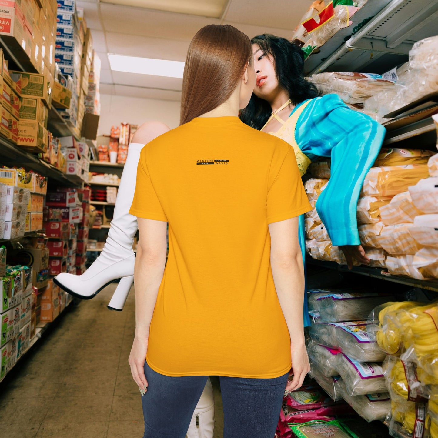 Unisex Ultra Cotton Tee_ Classic Comfort Unleashed_ N2* Series USUCTEE PT2WW010_ Limited Edition Maximum Comfort & Style by WesternWaves:
