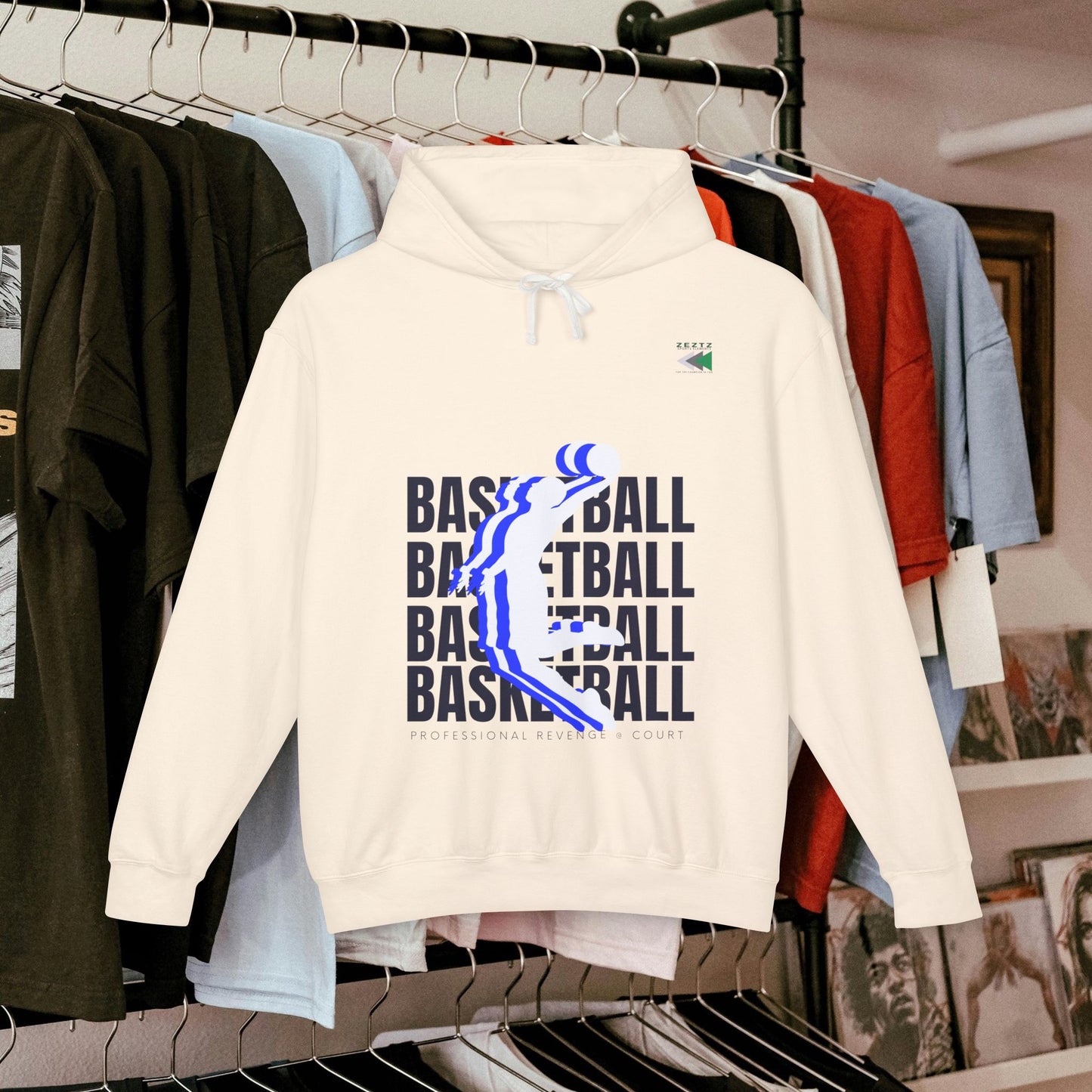 Unisex Lightweight Hooded Sweatshirt - Basketball Vibes for Sports Enthusiasts_ 02 April 2025_ 001
